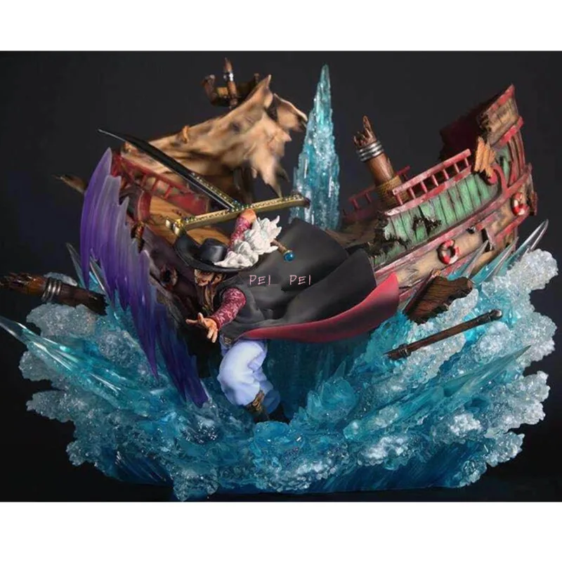 Аниме one piece Seven Warlords Of The Sea Dracule Mihawk полноразмерный портрет GK статуя смолы фигурка игрушка коробка p1769