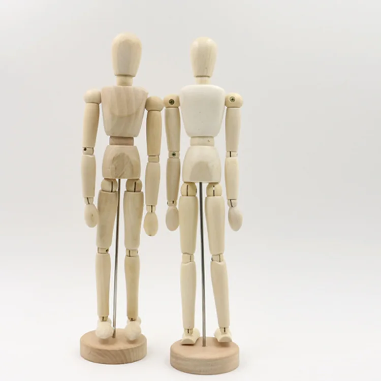 

5.5-Inch Wooden Man Toy Fine Art Sketch Figurine Still Life Puppet Model Home Decoration