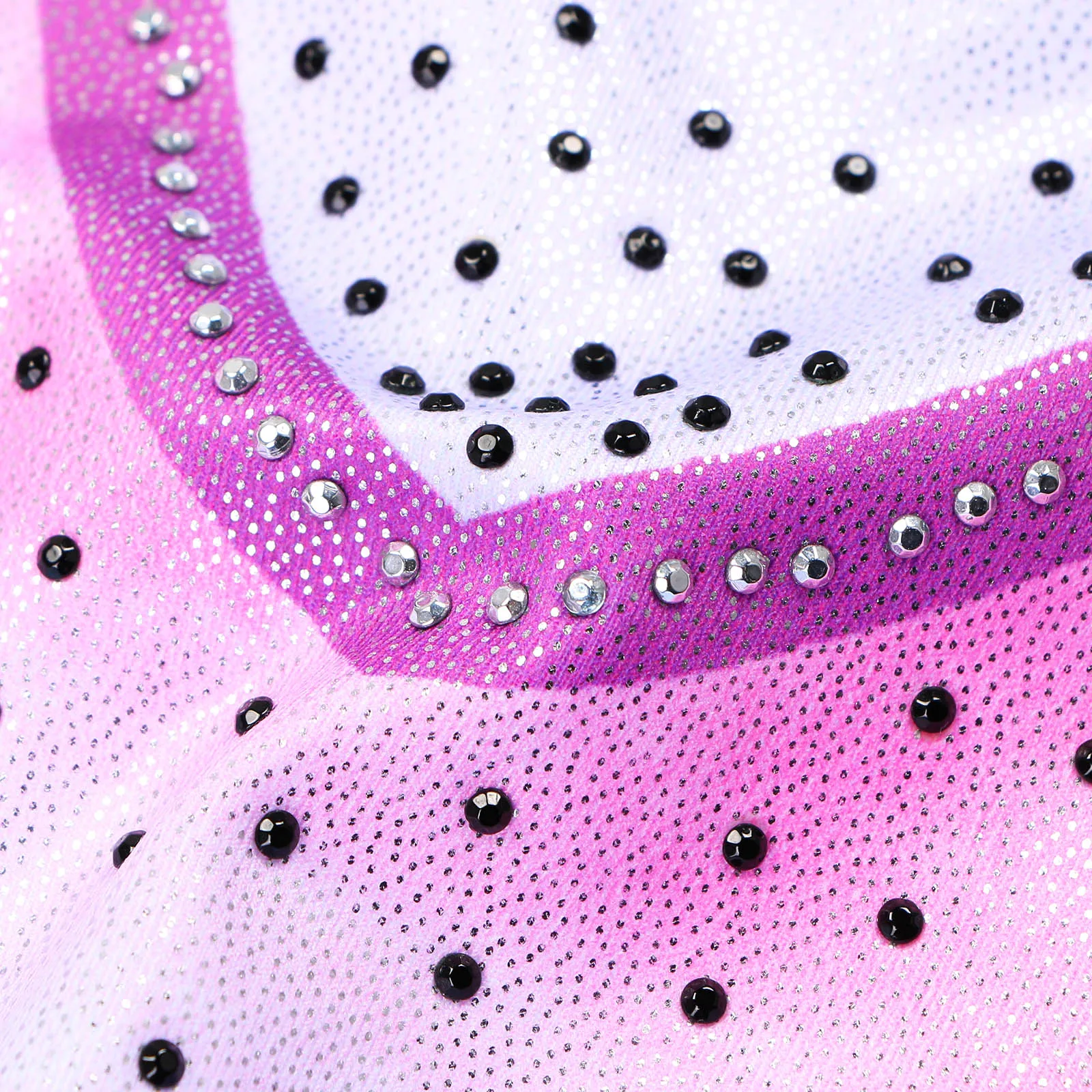 BAOHULU Girls Gymnastics Leotard Teens Gradient Color Ballet Dance Wear Sleeveless Sequin Bodysuit Practice Outfit Jumpsuit children dance leotards gymnastics dancewear sets