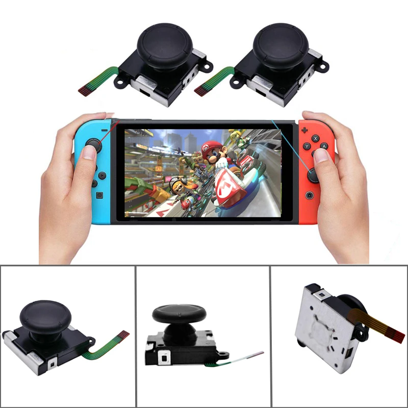 2 шт./лот для Nintendo Switch 3D аналоговый сенсорный джойстик стики больших пальцев