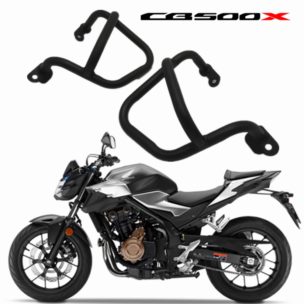 ForHondaCB500XCB500FBlackBumperGuards20142015201820192020