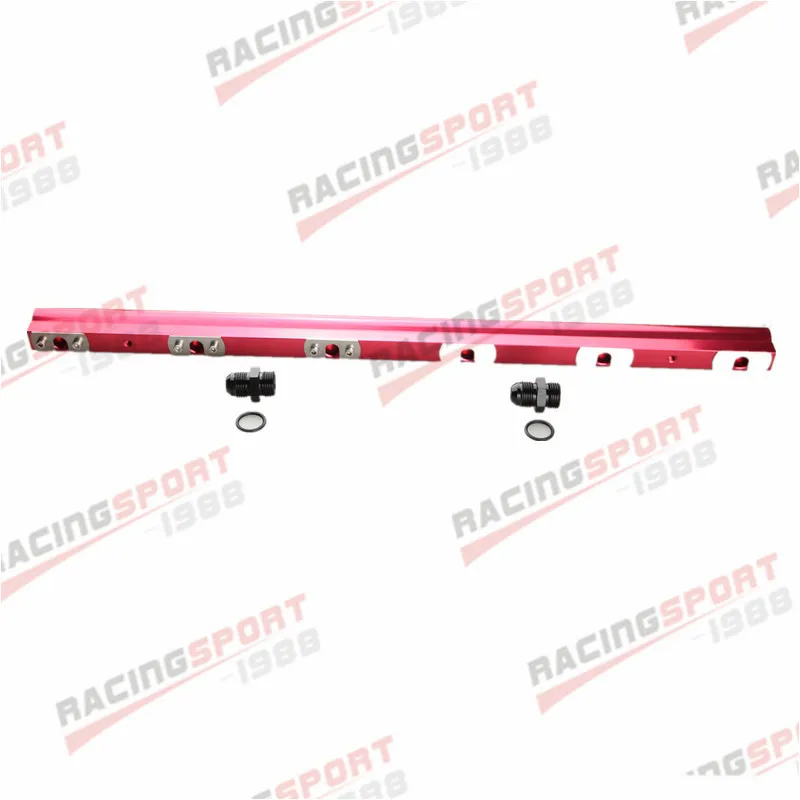 

For B-MW M30, S38 High Flow CNC Billet Aluminum Alloy Fuel Rail Red