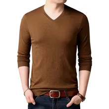 Вязаный пуловер Мужской осенний шерстяной Высококачественный тонкий толстый теплый мужской свитер простой сплошной цвет повседневный Дикий разноцветный пуловер