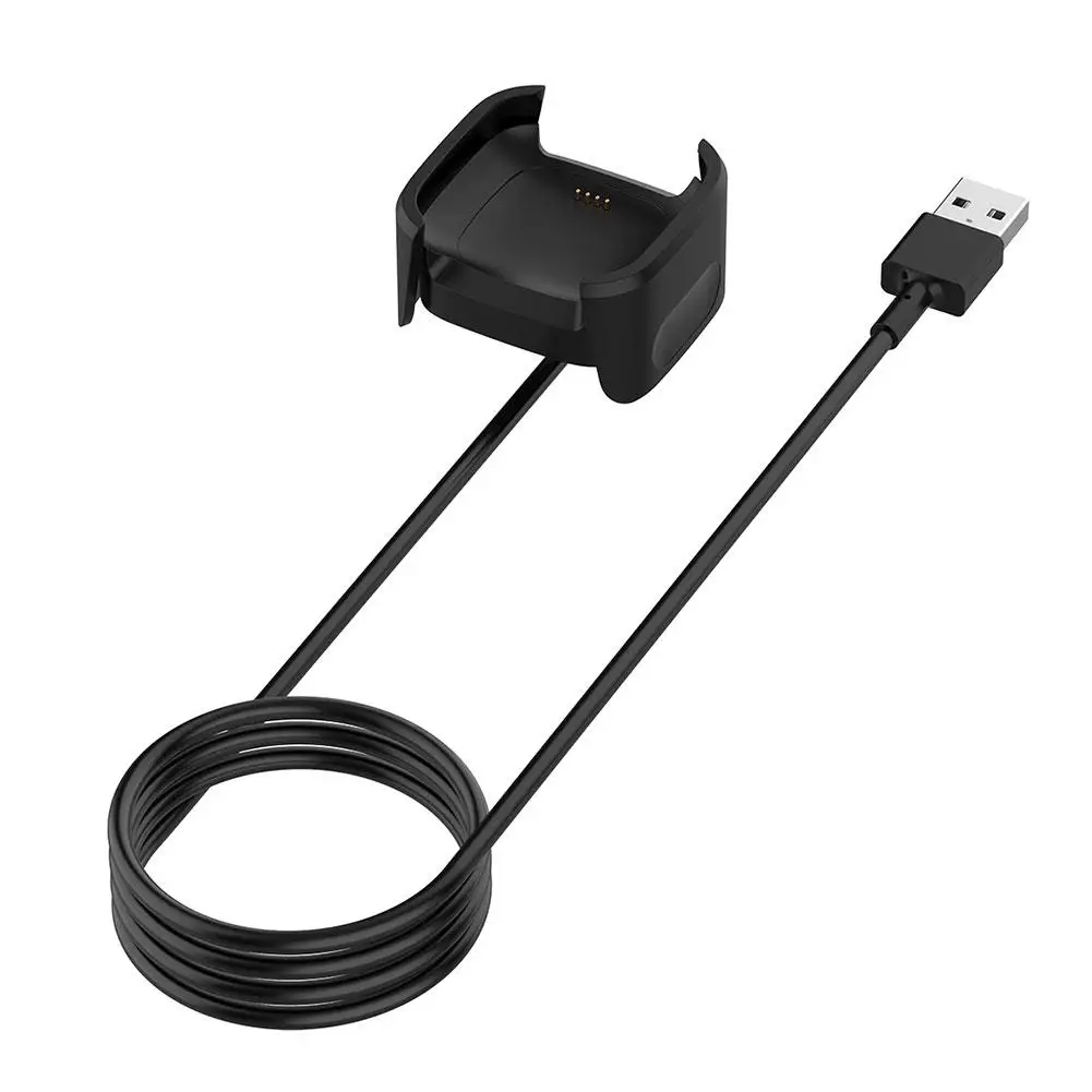 Быстрая зарядка кабель Колыбель с USB магнитное зарядное устройство кабель док-станция Подставка Для Fitbit Versa 2 Смарт-часы проводное зарядное устройство адаптеры