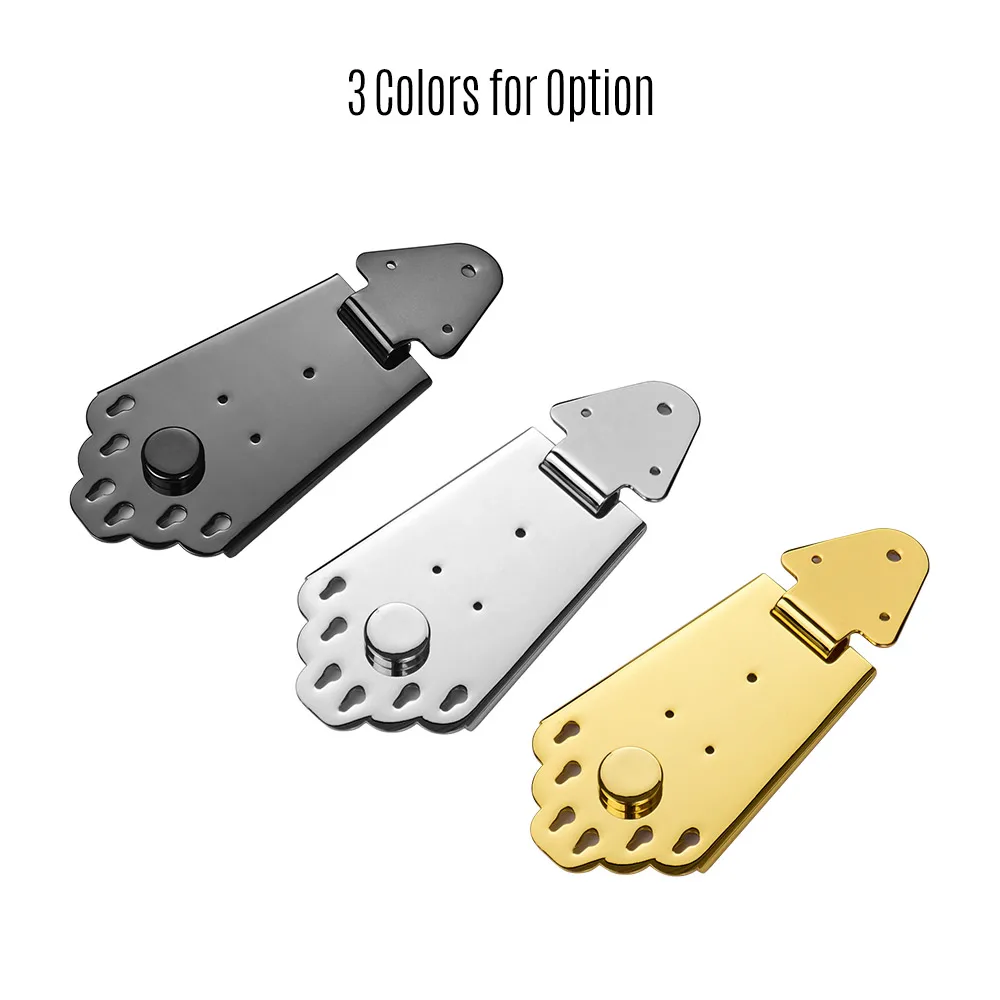 A Set 6 String Trapeze Tailpiece for Hollow Semi Hollow Jazz Electric Guitar Chrome Black Gold Silver For Choose