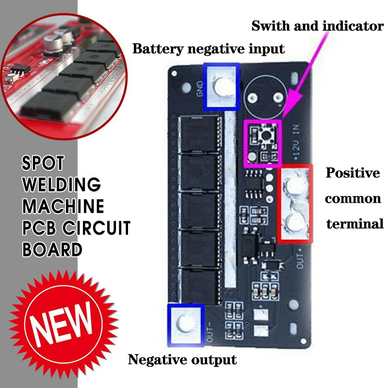 US $8.69 42% OFF|DIY Portable Spot Welding Machine 12V Battery Storage PCB Circuit Board Welding Equipment Spot Welders Pen For 18650/26650/32650|Spot Welders| | - AliExpress