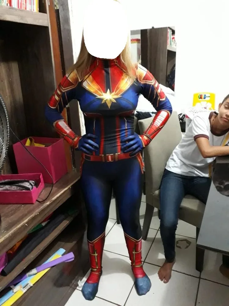 Womens Captain Marvel Halloween Costume Costumescenter