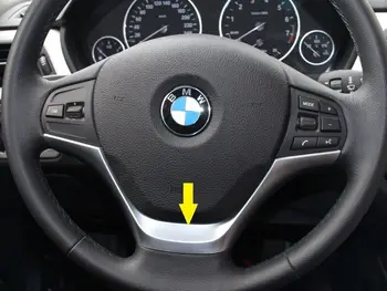 

FOR BMW 3 Series F30 316 318 320 2013 2014 2015 16 Chrome Steering Wheel Cover trim