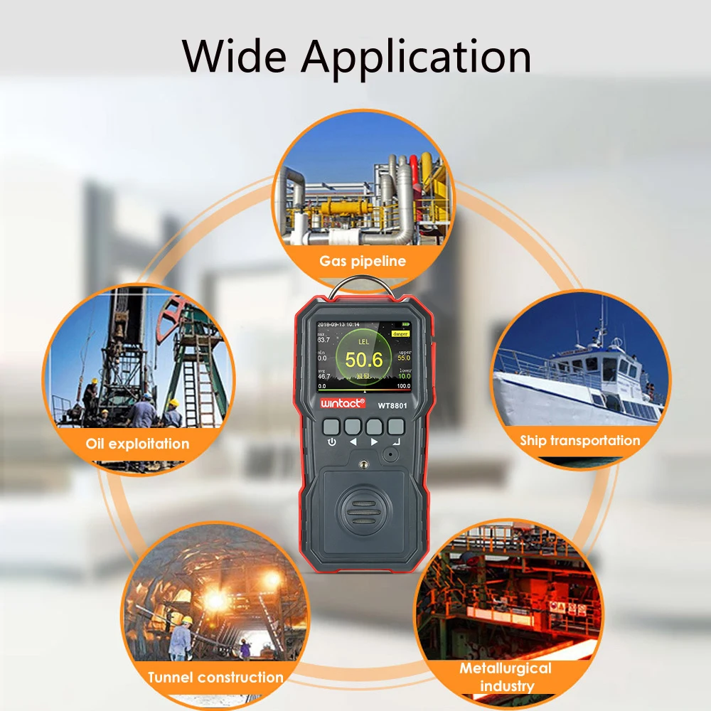 no-branded Professional Combustible Gas Detector LCD Display High Precision Combustible Gas Meter with Sound-Light Vibration Alarm ZZYYUS no-branded Professional Combustible Gas Detector LCD Display High Precision Combustible Gas Meter with Sound-Light Vibration Alarm ZZYYUS