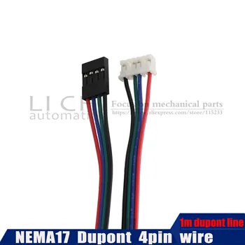

nema17 wire stepper motor 10pcs wiring Dupont 4pin 6in cable two phase 42 stepping motor cable XH2.54 connector