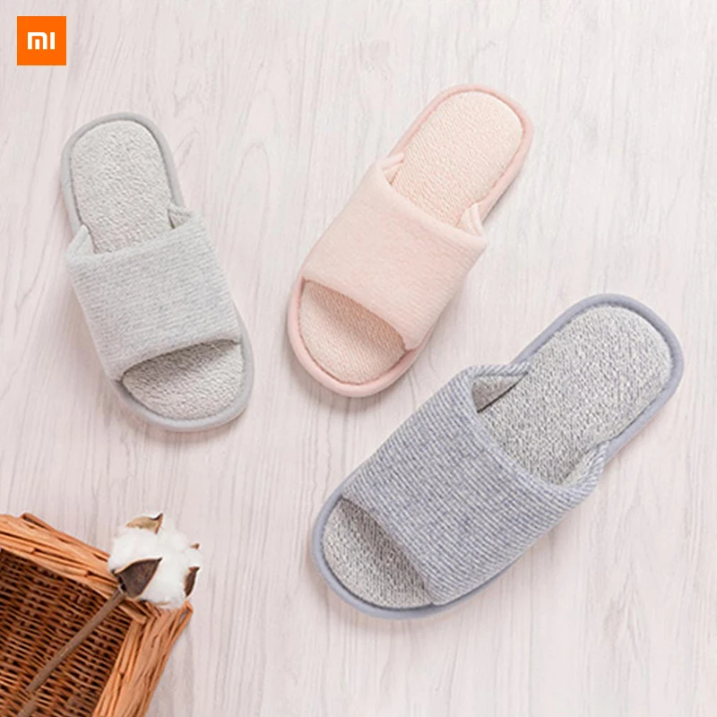 Xiaomi Mijia/простые Нескользящие износостойкие тапочки; мягкая домашняя обувь; светильник; зимняя модная Милая гибкая и гнущаяся пара