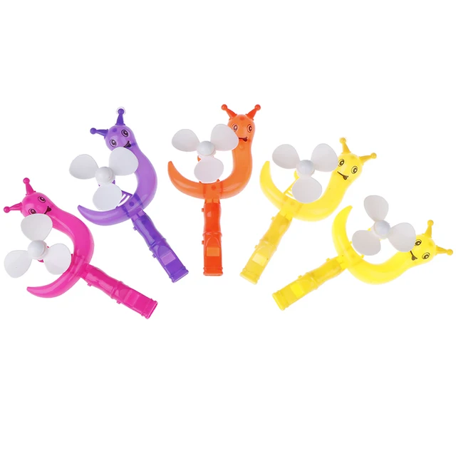 5Pcs Baby Kids Toy Windmill Lollipop Shape Small Windmill Whistle Developmental Outdoor Handle Toy Pinwheel Wind Spinner 3