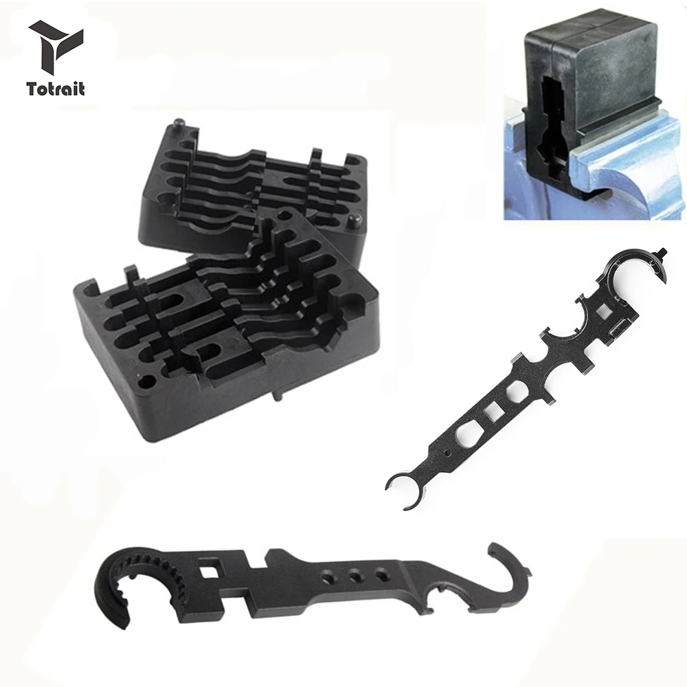 

Tactical Ar-15 M4 M16 Gunsmith Armorer Tool Armorers Wrench Mult Combo Upper Vise Blcok for AR15 Rifle Hunting Accessories