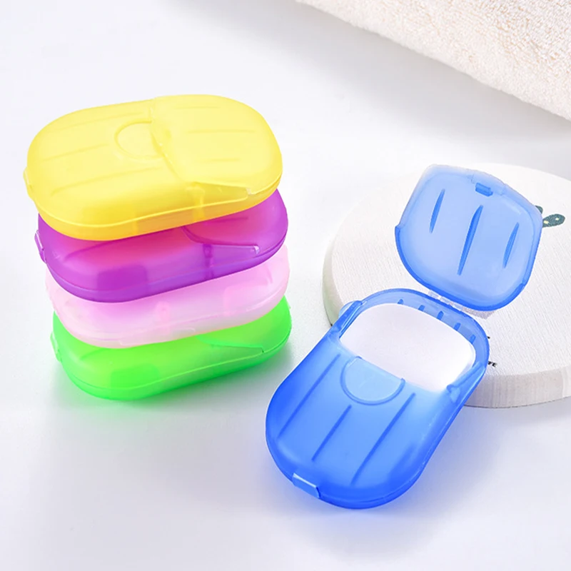Easy Washing Hand Disinfecting Soap Paper Bath Flakes Mini Cleaning Travel Convenient Disposable Scented Slice Home | Дом и сад
