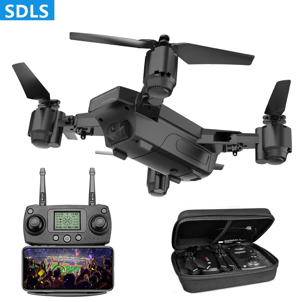  5G GPS Drone With 1080P HD Wide Angle Camera Foldable Drones Follow Me RC Helicopter Auto Return Qu