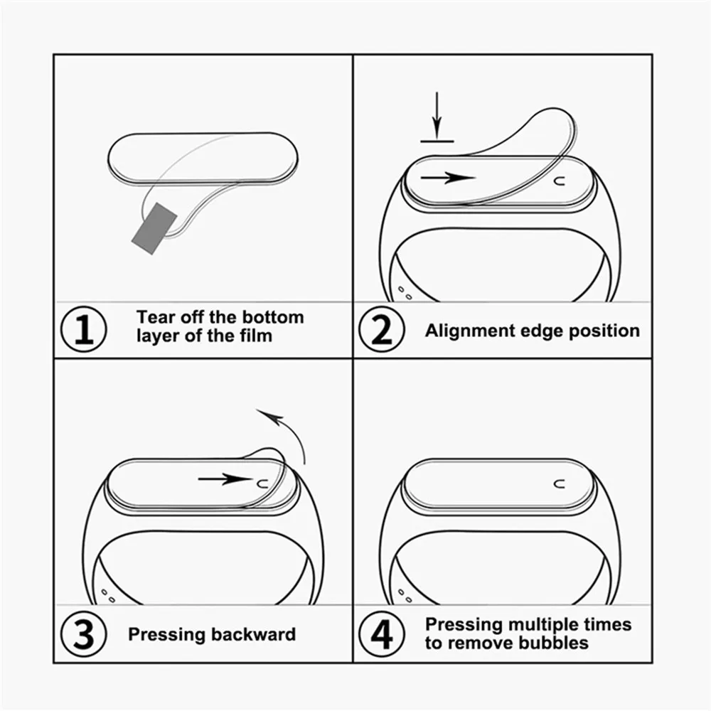 Watch Screen Protectors Hydrogel Film For Xiaomi AMAZFIT GTR 2 2e 4 3 Pro