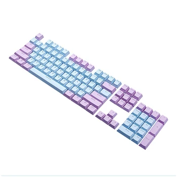

Computer Keyboard Keycap Group 104-Key Two-Color Mode Translucent PBT Keycap Universal Model