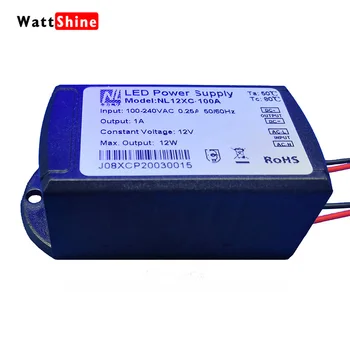 

LED fan power supply 12V 1A 12W constant voltage isolation switch power supply panel light aquarium light plant light power