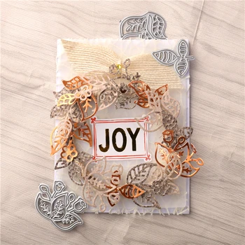 

YaMinSanNiO Flower Leaf Branch Metal Cutting Dies for DIY Card Making Scrapbooking Embossing Stencil Craft Die Cuts Template New