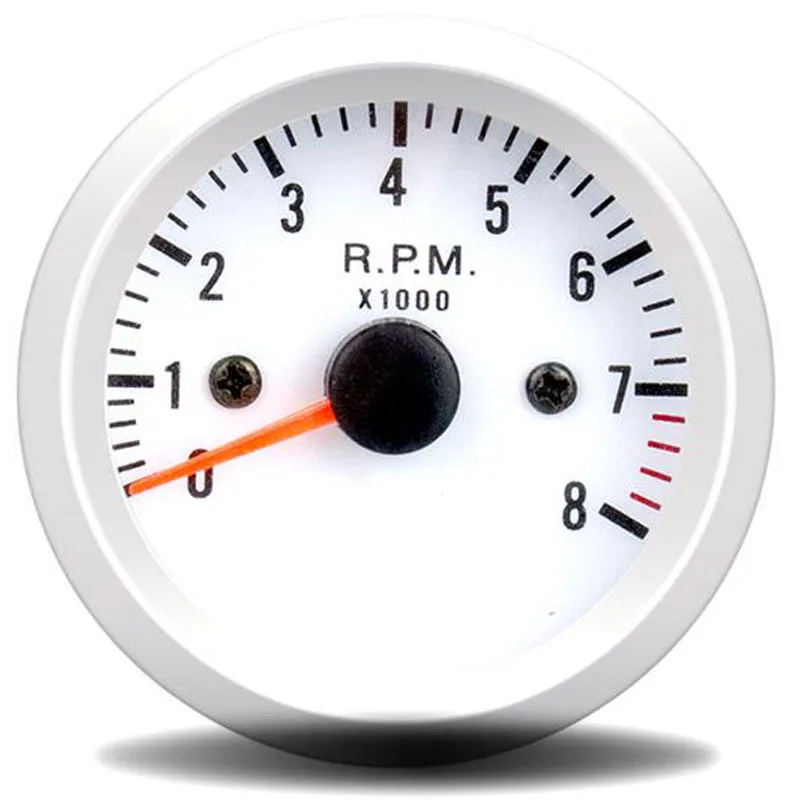 2"/52mm LED Car Auto Tachometer Gauge Meter Pointer Universal tacometro rpm meter velocimetro carro tach inter auto toerenteller