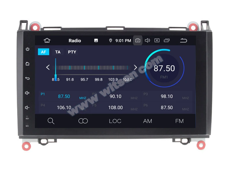 " Android 9,0 Автомобильный мультимедийный навигатор gps радио для Volkswagen Crafter 2006+ с автопроигрыванием/Android Авто функции Поддержка
