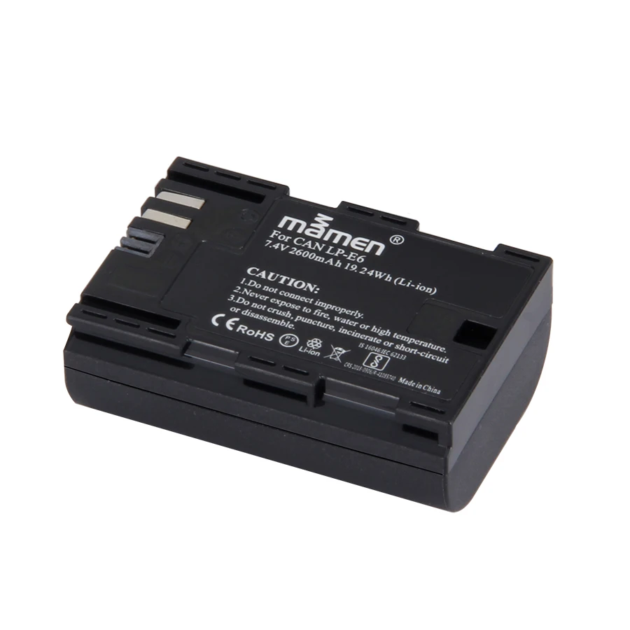 Зарядное устройство Mamen LP E6 LPE6 зарядное с двумя USB портами и ЖК дисплеем для Canon EOS