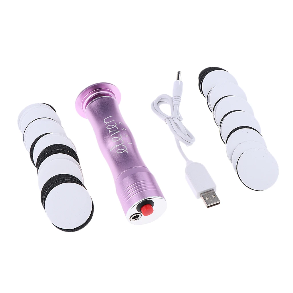 Professional Electric Foot Callus Remover Shaver for Feet Dry Hard Dead Skin & 60pcs Replacement Sandpaper Disk Sanding Pad