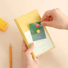 

Korean Fashion Portable Agenda 2022 Pocket Simple Scheduler Portable Monthly Weekly Planner 100*168*15mm 176P Free Shipping