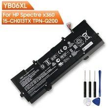 

Original Replacement Battery YB06XL HSTNN-DB8H For HP Spectre x360 15-CH013TX TPN-Q200 HSTNN-DB8H YB06084XL Rechargable Battery