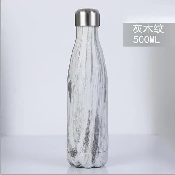 F 1000MLWater бутылка из нержавеющей стали посуда Тур открытый спортивной школьной формы герметичное уплотнение восхождение бутылка для воды - Color: F