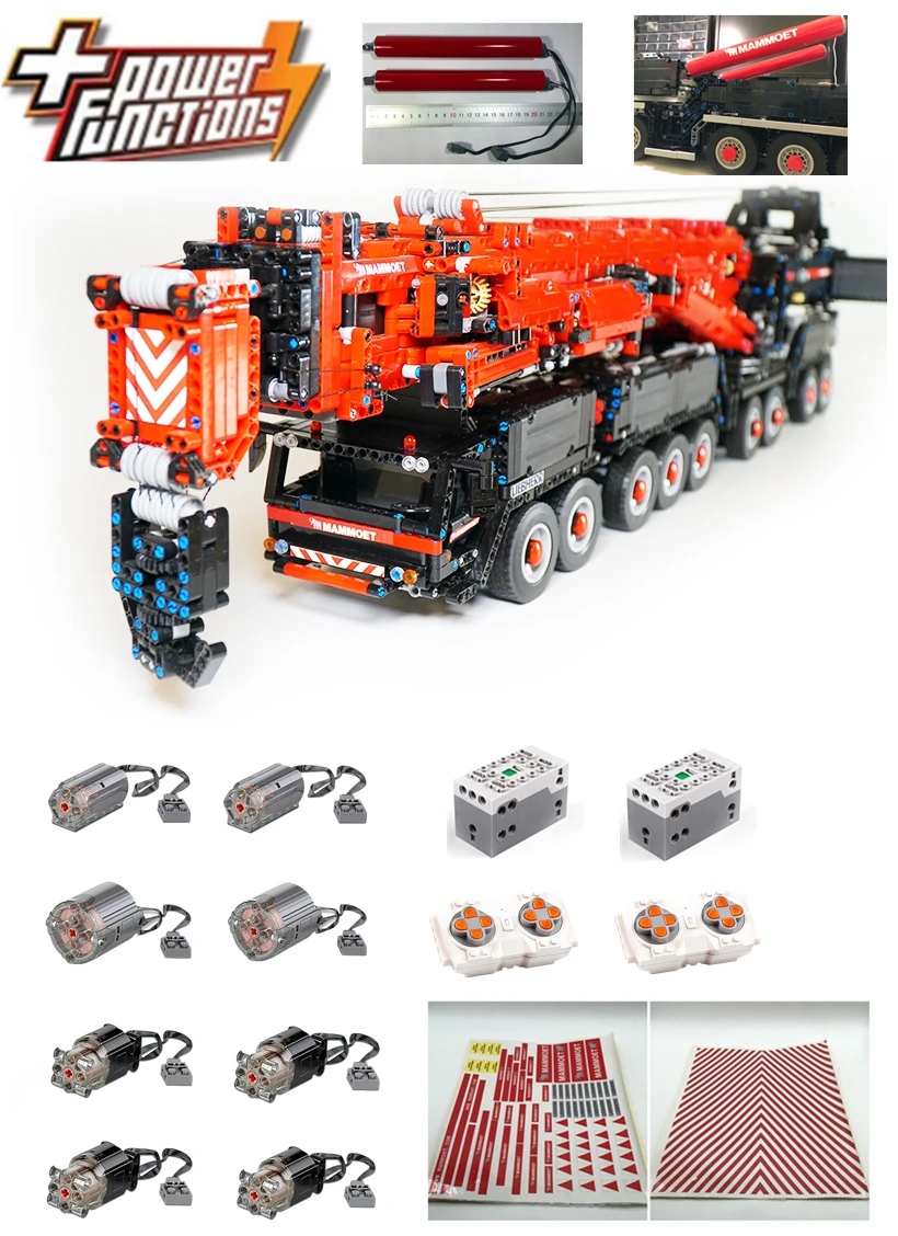 Конструктор Legos technology moc20920 инженерный кран либхера ltm11200 игрушка для взрослых с