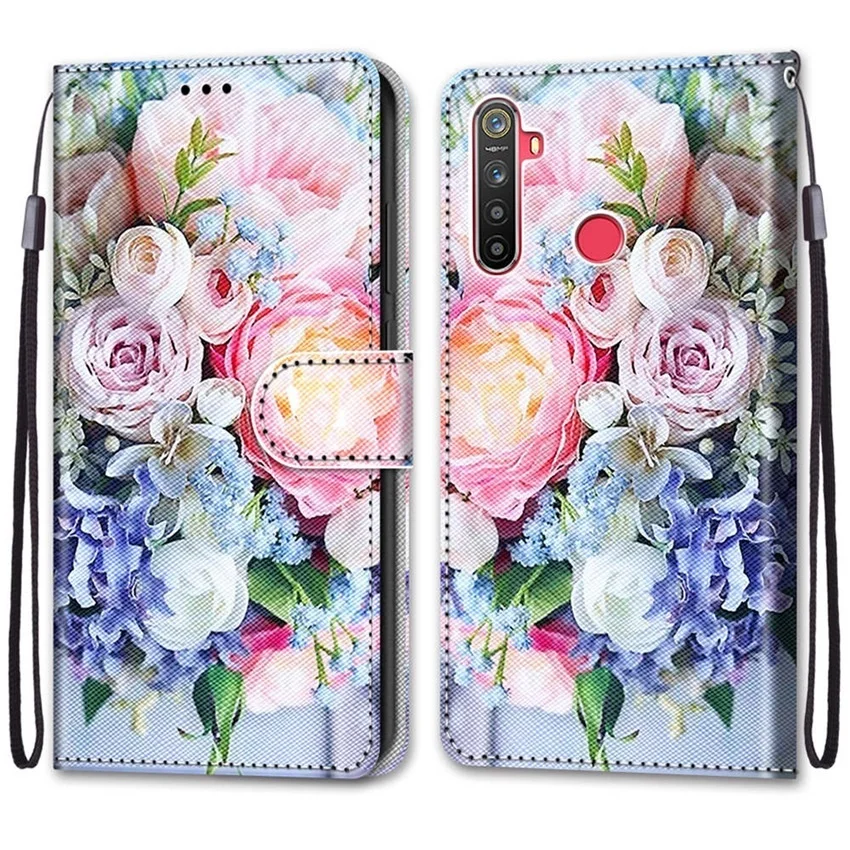 Realme 5,5s,5i,C3,C3i,6i,Narzo10,10A,20A #B16浅粉花束 -1.jpg_.webp