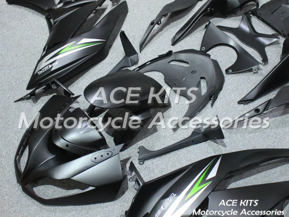 Мотоциклетный обтекатель abs, пригодный для kawasaki Ninja ZX6R 636 2009 2010 2011 2012 корпусные детали пресс-форм ACEKITS Магазин № 0176