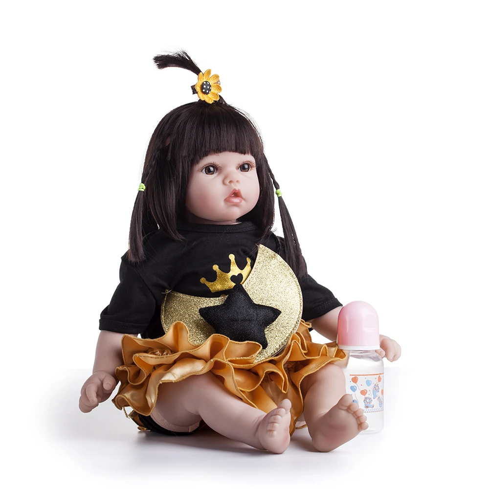 2" 55 см Reborn Baby Doll куклы реалистичные мягкие силиконовые настоящие мягкие сенсорные игрушки подарки для детей силиконовые куклы игрушки для девочек