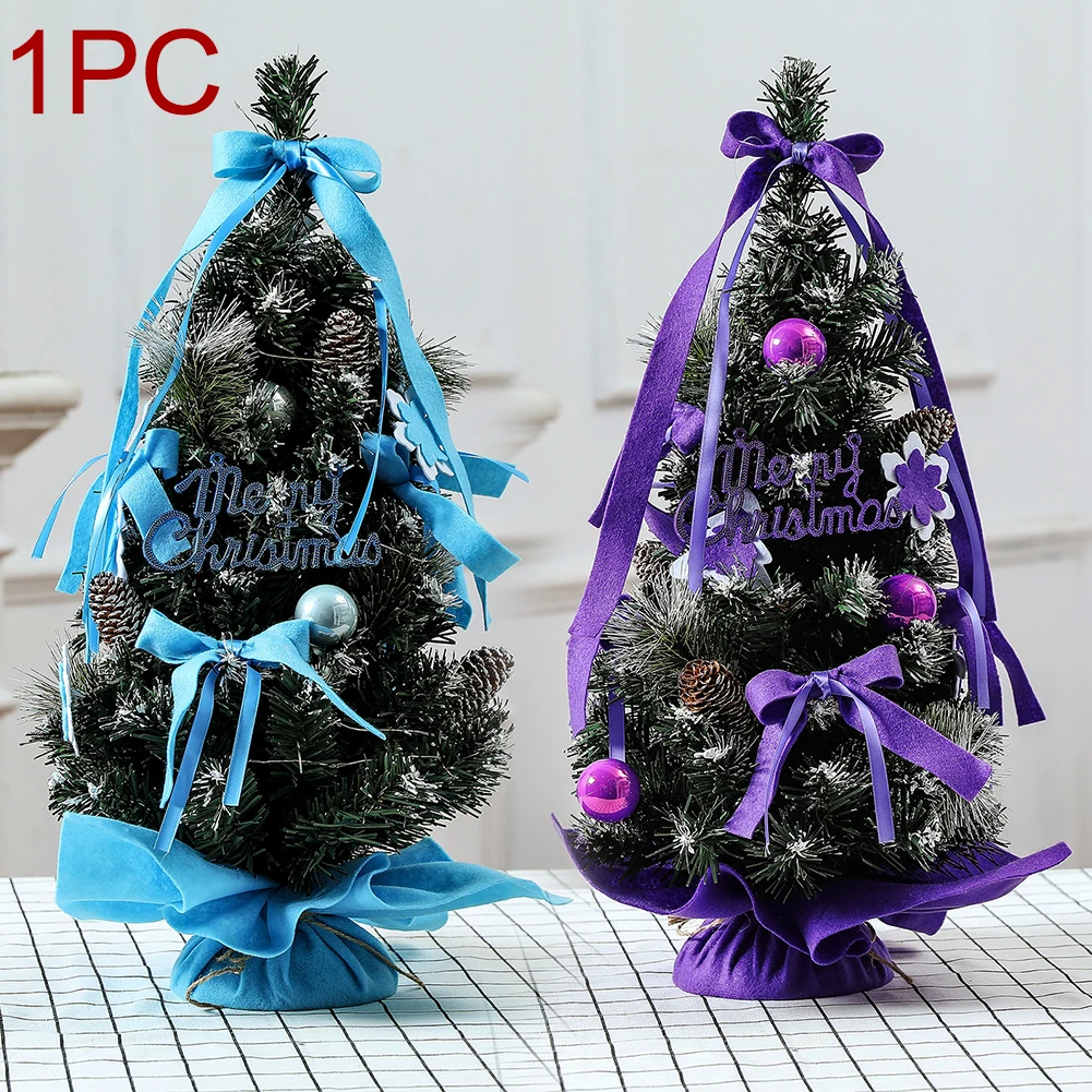 Pine Cone Decoration Ball Tabletop Party Battery Operated PVC Home Craft Artificial Festival Mini Christmas Tree With Light