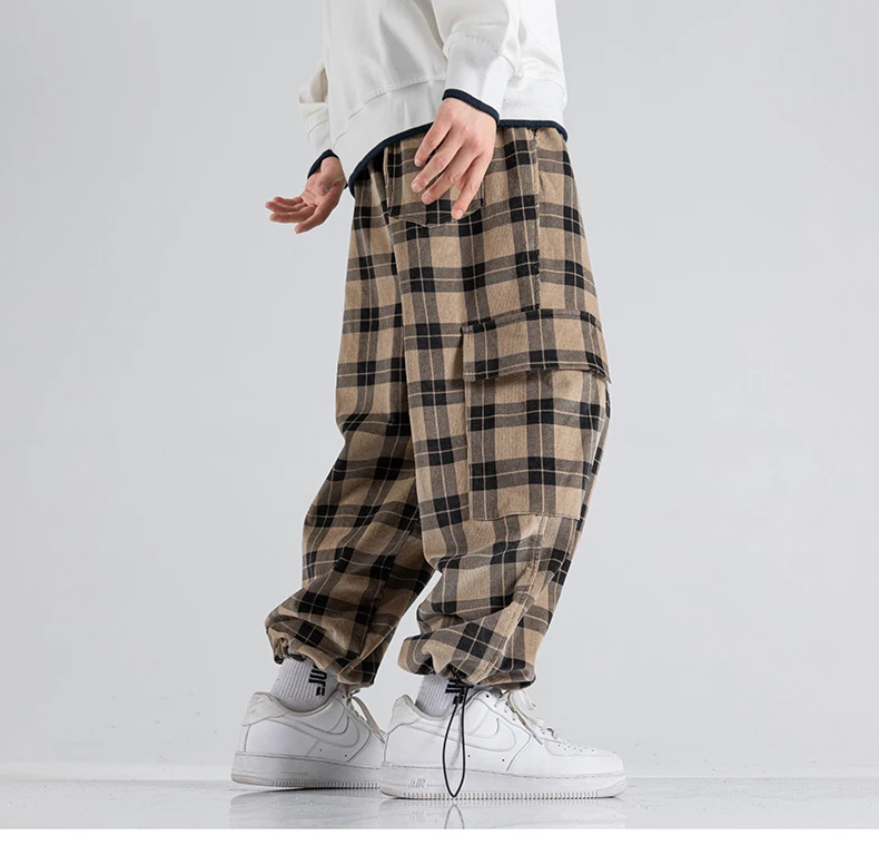 Waliicorners Men Hip Hop Casual Trousers Fashion Male Pants Wide Leg Pants Harem Pants Streetwear 13 He49dd0a5935945d3b7724c3ce5bdcf144