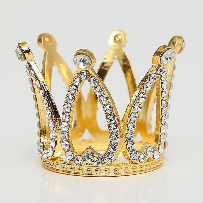 

Manufacturers Hot Sales Mini Crown Cake Decoration Small Crown Bakery Decoration Birthday Crown