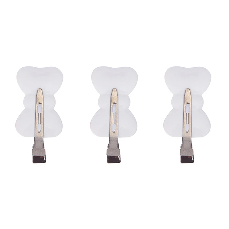 2/3/4Pcs No Bend Seamless Hair Clips Side Bangs Fix Fringe Barrette Makeup Washing Face Accessories Women Girls Styling Hairpins - Color: 09white 3pcs