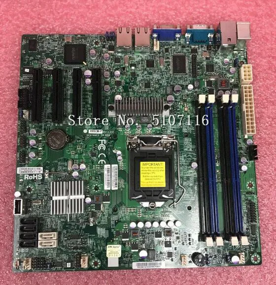 Высококачественная настольная материнская плата для X9SCM-F 1155X9 SCM будет испытания перед отправкой