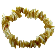 Жемчужный браслет с бусинами, Необычные DIY жемчужные браслеты, натуральный белый перламутр, раковина, гравий, бусины для женщин, ювелирные изделия