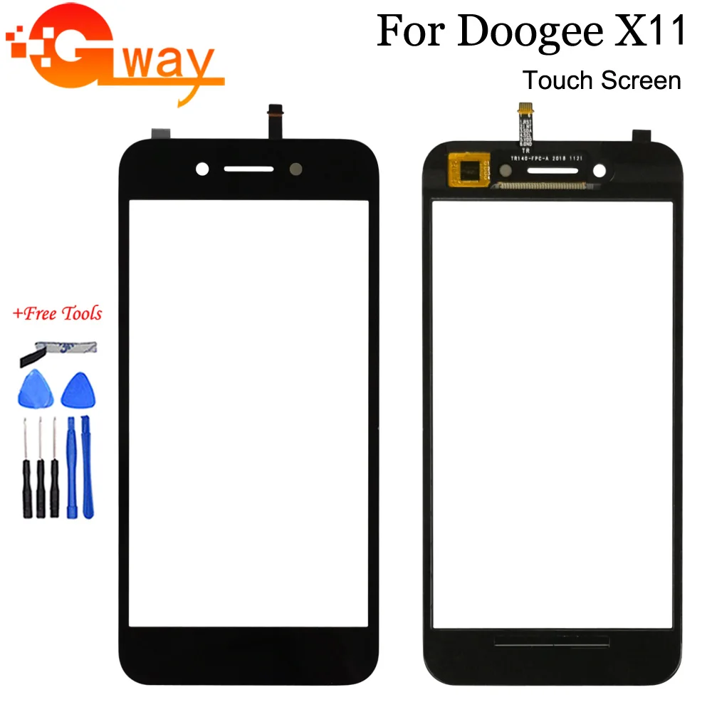Сенсорная панель для " Doogee X11 идеальный Ремонт Запчасти сенсорный экран дигитайзер сенсор Стекло Объектив Для Doogee X11 телефон с инструментами