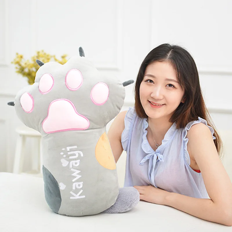 Cute CAT'S Paw-in-Pillow And Blanket Sofa Cushion Office Lunch Break Airable Blanket Children Blanket Creative Gift