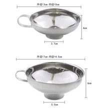 30 шт. Многофункциональный широкий, из нержавеющей стали рот Canning Jar Воронка чашки фильтр от насекомых Воронка капающие масло инструменты кухонные аксессуары