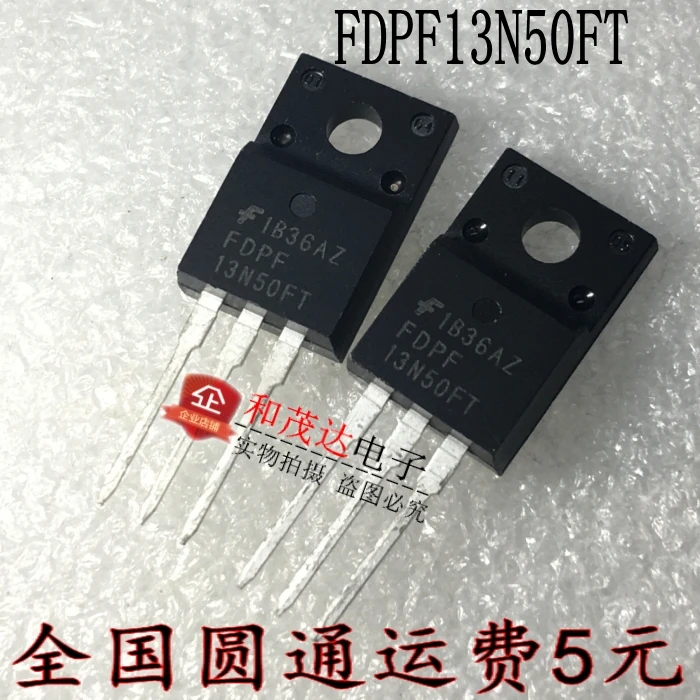 Оригинальный Новый 5 шт./FDPF13N50FT 13N5013A500V TO-220F TO220F | Электронные компоненты и