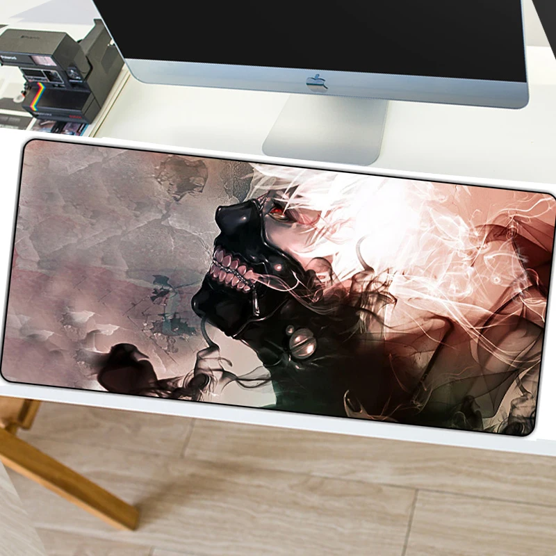 Игровой коврик для мыши 800x300 мм, XL, противоскользящий, с блокировкой скольжения, натуральный каучук, большой игровой коврик для мыши, аниме, для настольного компьютера, ноутбука