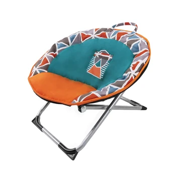 

New Professional Folding Pets Puppy Mini Saucer Moon Chair Round Seat Adopt for Soft Durable Canvas 72 * 25 * 50cm / 28 * 10 * 2