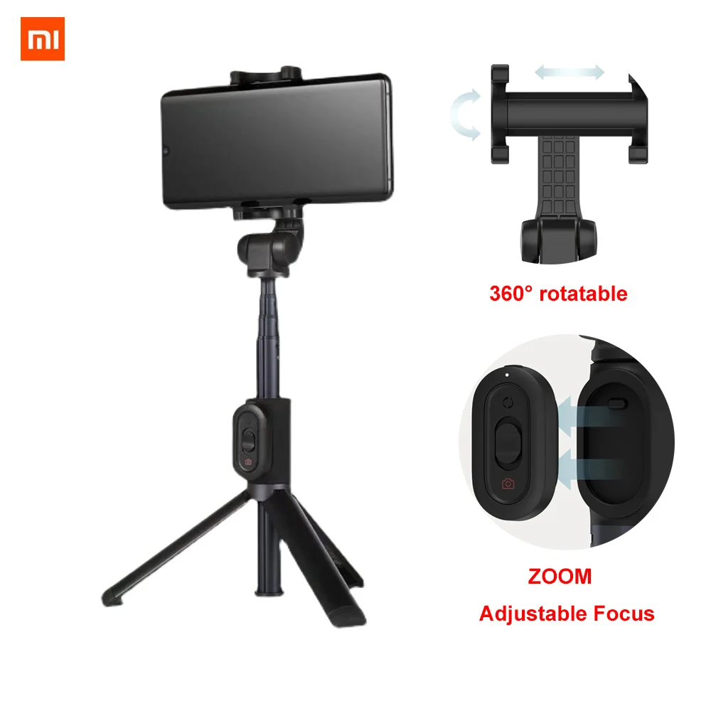 Xiaomi Monopod Bluetooth-Tripod Mi-Selfie-Stick Wireless-Remote 360-Rotation Android