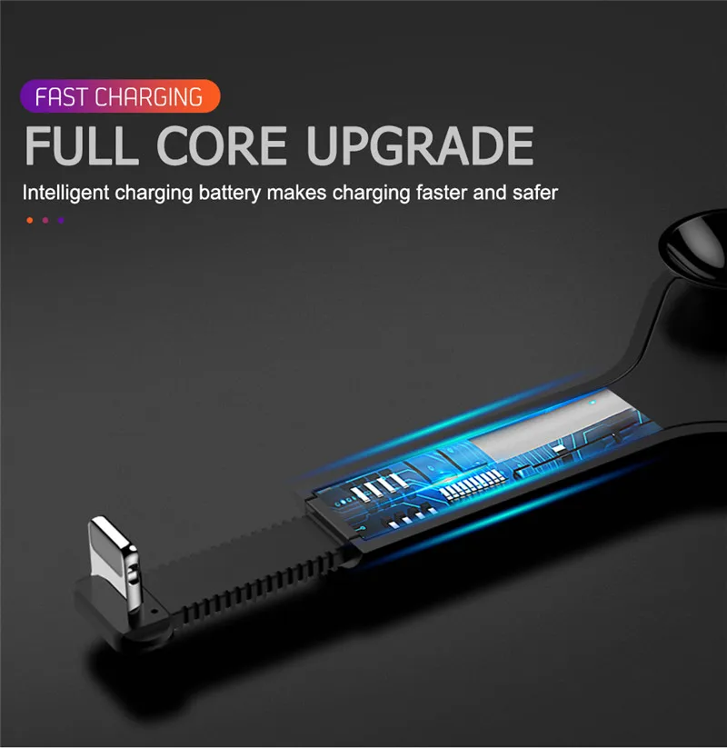 1 2 м USB зарядное устройство кабель для передачи данных для iphone X XR 10 XS Max 7 8 6 S 6 S Plus 5 5S SE ipad Быстрая зарядка мобильный телефон игровой провод шнур