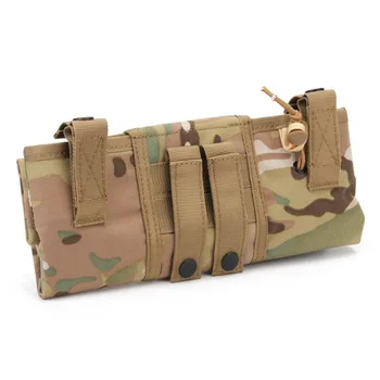 

Tactical Outdoor Foldable Hunting Bag Molle Hiking Waist Pouch Storage Kettle Recycle Bag Military Airsoft Pouch PackZi