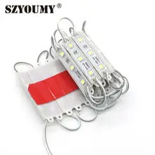 SZYOUMY 5050 3 светодиодный модуль освещения DC12V водонепроницаемый белый красный зеленый синий светодиодный модуль